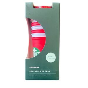 Starbucks Campus Collection 6 Reusable Hot Cups UNLV - 16 oz each